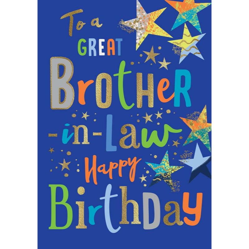 C75 BROTHER IN LAW BIRTHDAY MORELLO 6S