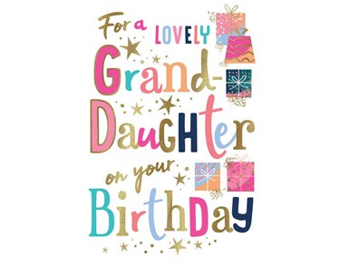 C75 GRANDDAUGHTER BIRTHDAY MORELLO 6S