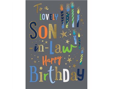 C75 SON IN LAW BIRTHDAY MORELLO 6S
