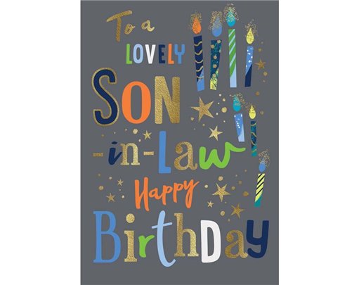 C75 SON IN LAW BIRTHDAY MORELLO 6S
