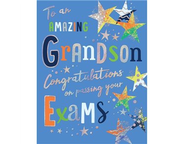 C50 EXAM CONGRATULATIONS GRANDSON MORELLO 6S