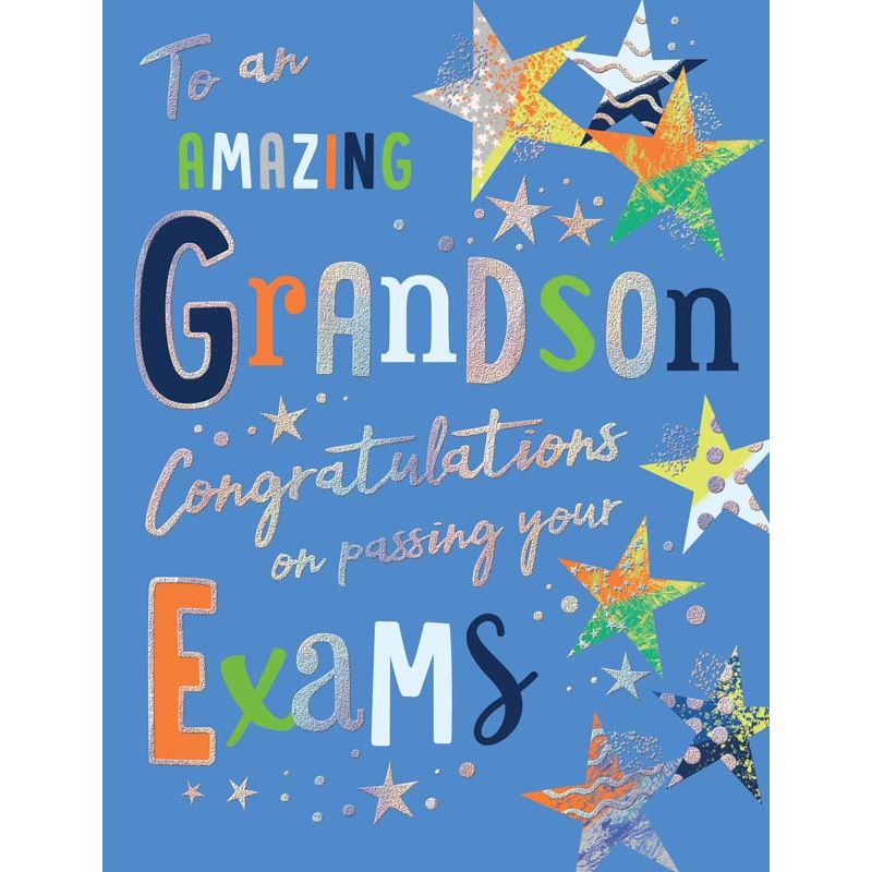 C50 EXAM CONGRATULATIONS GRANDSON MORELLO 6S