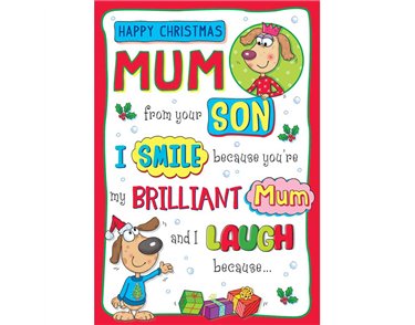 C75 MUM FROM SON THE LAST LAUGH REGAL XMAS 6S