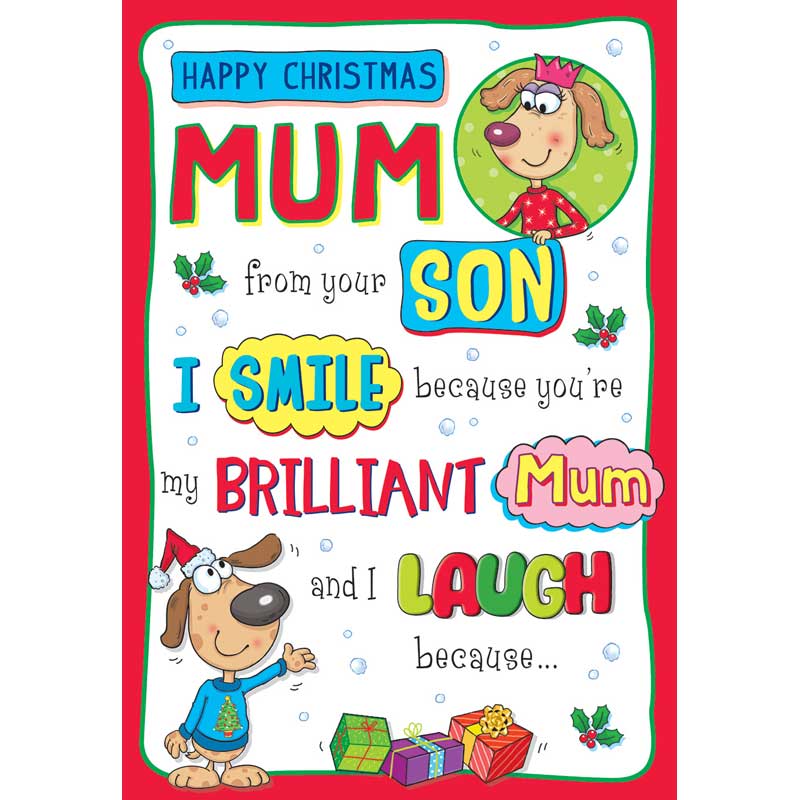 C75 MUM FROM SON THE LAST LAUGH REGAL XMAS 6S