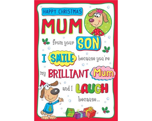 C75 MUM FROM SON THE LAST LAUGH REGAL XMAS 6S