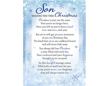 C35 SON SPECIAL THOUGHTS GRAVESIDE CARD 6S
