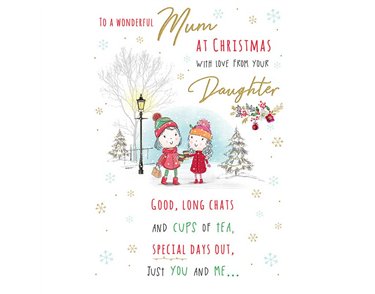 C75 MUM FROM DAUGHTER DITSY DOODLES REGAL XMAS 6S