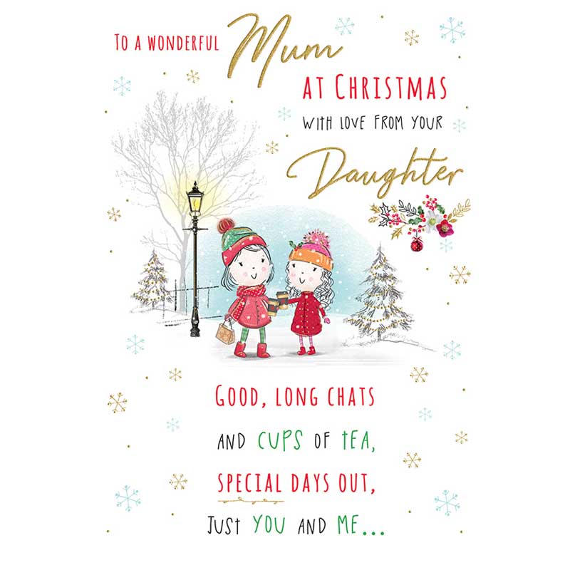 C75 MUM FROM DAUGHTER DITSY DOODLES REGAL XMAS 6S
