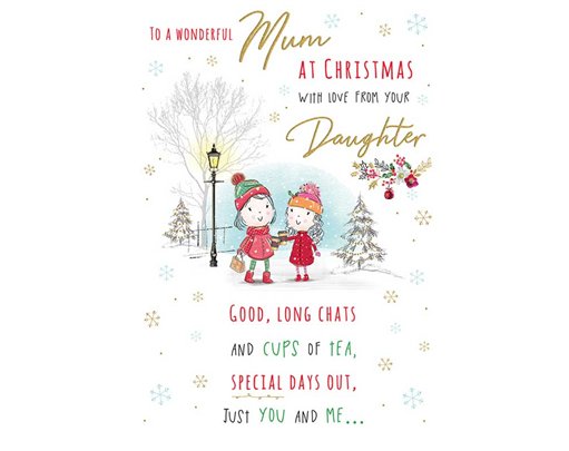 C75 MUM FROM DAUGHTER DITSY DOODLES REGAL XMAS 6S
