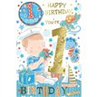 C75 AGE 1 BOY BADGED CARD 6S