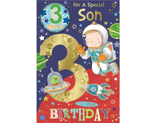 C75 SON AGE 3 BADGED CARD 6S