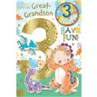 C75 GREAT GRANDSON AGE 3 BADGED CARD 6S