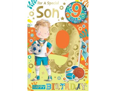 C75 SON AGE 9 BADGED CARD 6S