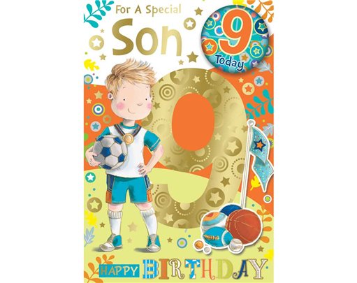 C75 SON AGE 9 BADGED CARD 6S