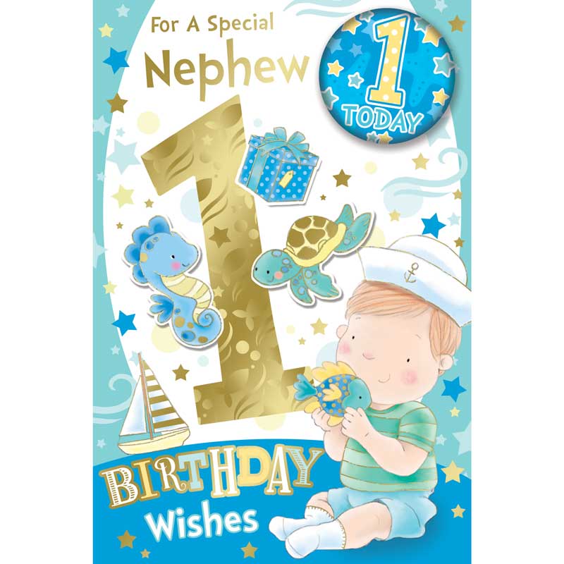 C75 NEPHEW AGE 1 BADGED CARD 6S