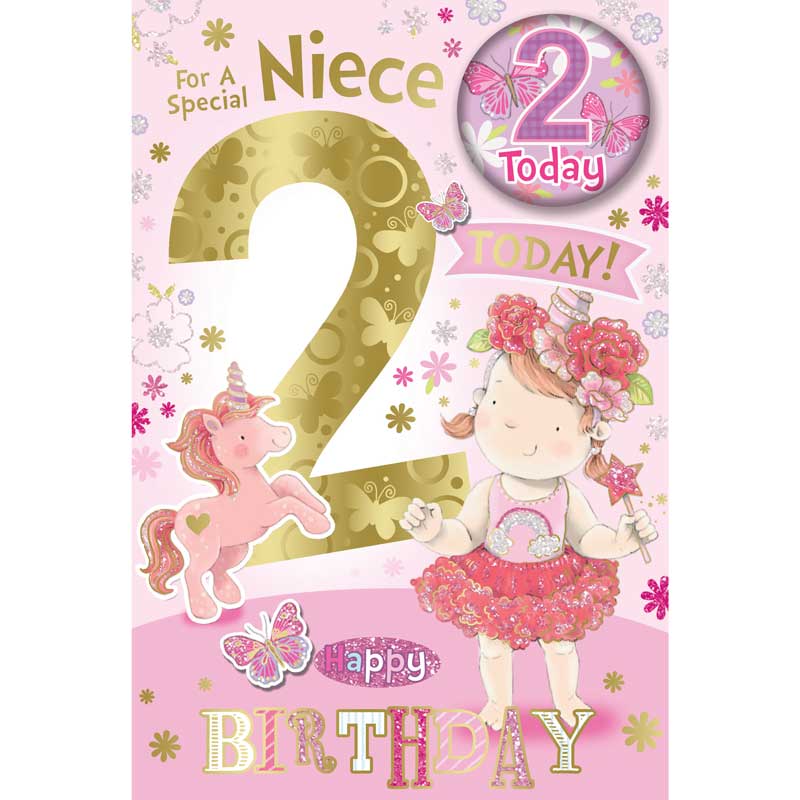 C75 NIECE AGE 2 BADGED CARD 6S