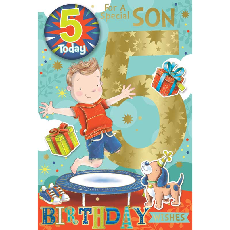 C75 SON AGE 5 BADGED CARD 6S