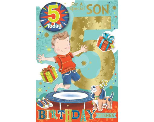 C75 SON AGE 5 BADGED CARD 6S
