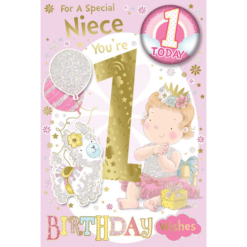 C75 NIECE AGE 1 BADGED CARD 6S