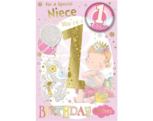 C75 NIECE AGE 1 BADGED CARD 6S