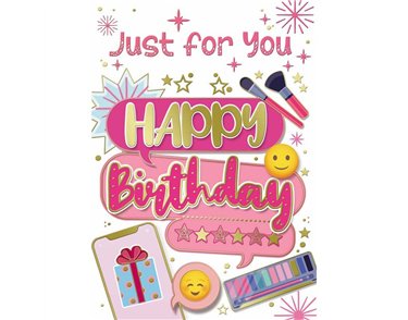 C50 BIRTHDAY JUV GIRL SILVERLINE 12S