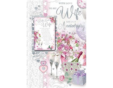 C75 WIFE ANNIVERSARY KEEPSAKE TREASURES 6S