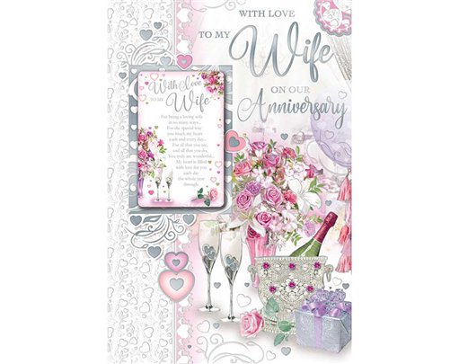 C75 WIFE ANNIVERSARY KEEPSAKE TREASURES 6S