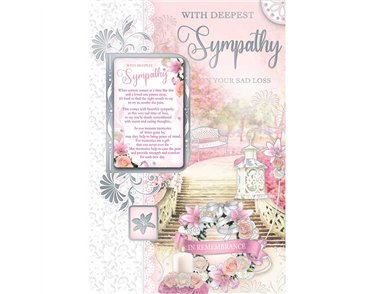 C75 SYMPATHY OPEN FEMALE KEEPSAKE TREASURES 6S