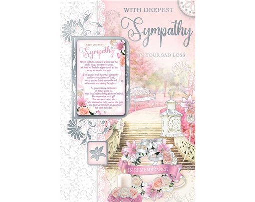 C75 SYMPATHY OPEN FEMALE KEEPSAKE TREASURES 6S