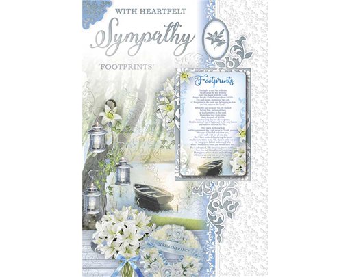 C75 SYMPATHY FOOTPRINTS MALE KEEPSAKE TREASURES 6S