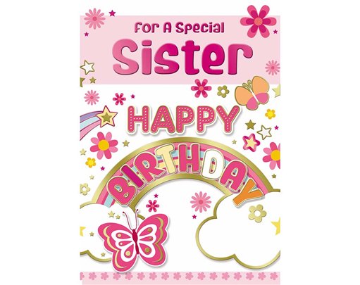 C50 SISTER BIRTHDAY SILVERLINE 12S