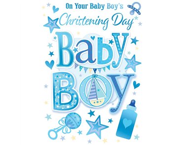 C50 BABY BOY CHRISTENING SILVERLINE E/DAY 12S