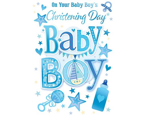 C50 BABY BOY CHRISTENING SILVERLINE E/DAY 12S