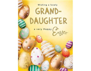 C50 GRANDDAUGHTER EASTER WISHES 6S