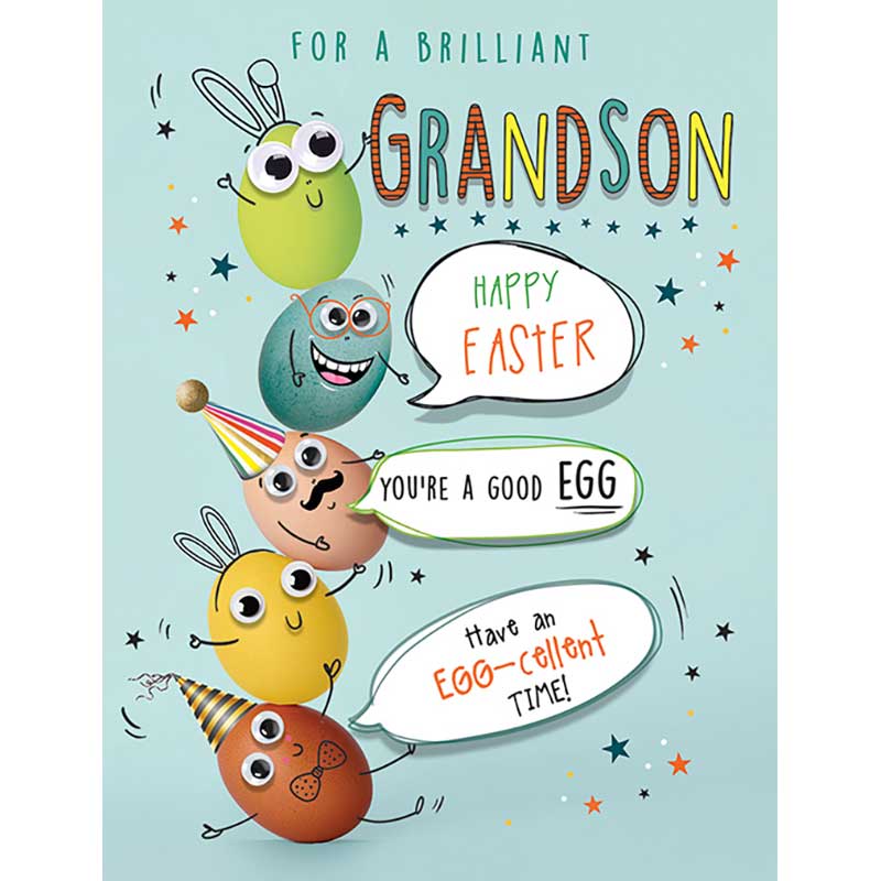 C50 GRANDSON EASTER WISHES 6S