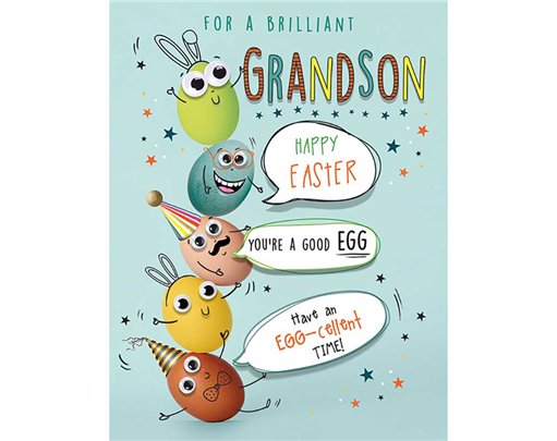 C50 GRANDSON EASTER WISHES 6S
