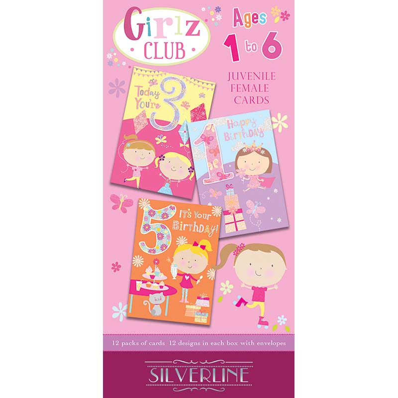 GIRLZ CLUB AGE 1-6 FLATBOX 144S