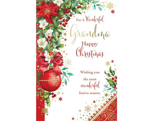 C75 GRANDMA KINGFISHER XMAS 6S