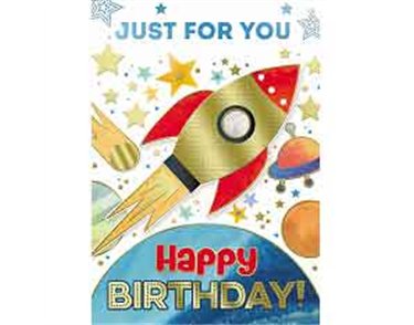 C50 OPEN BIRTHDAY BOY SILVERLINE 12S
