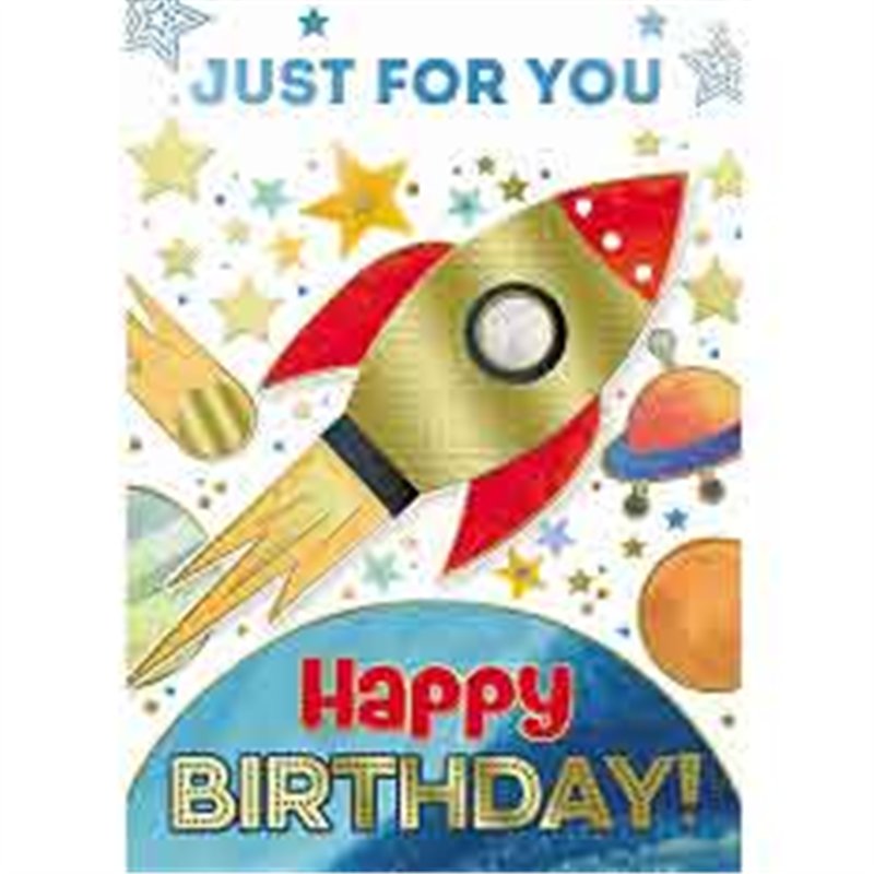 C50 OPEN BIRTHDAY BOY SILVERLINE 12S