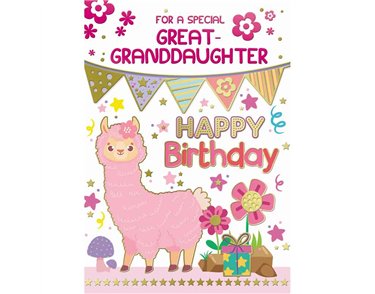 C50 GT.GRANDDAUGHTER BIRTHDAY SILVERLINE 12S