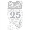 C55 SILVER WEDDING ANNIVERSARY TRADITIONAL PLATINUM 6S