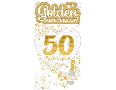 C55 GOLDEN WEDDING ANNIVERSARY TRADITIONAL PLATINUM 6S