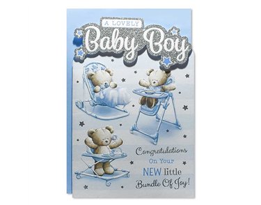C75 BIRTH CONGRATULATIONS CUTE PLATINUM 6S