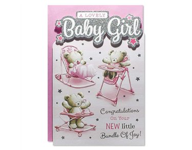 C75 BIRTH CONGRATULATIONS CUTE PLATINUM 6S
