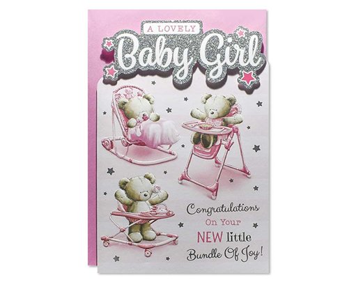 C75 BIRTH CONGRATULATIONS CUTE PLATINUM 6S