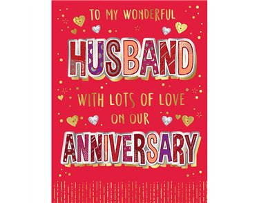 C50 ANNIVERSARY HUSBAND PIZZAZ EVERYDAY 6S