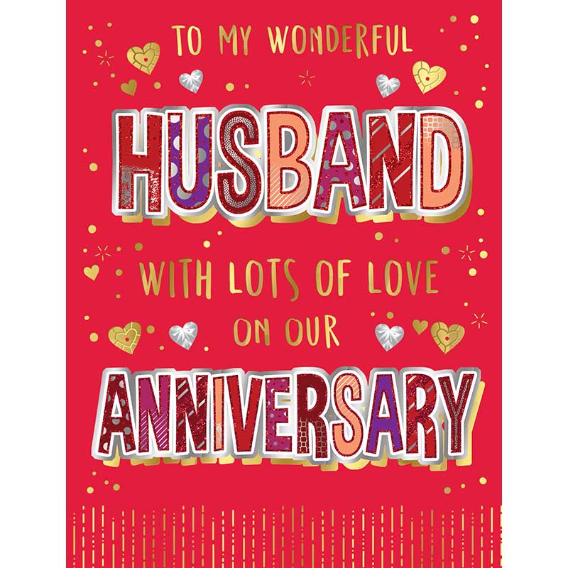 C50 ANNIVERSARY HUSBAND PIZZAZ EVERYDAY 6S