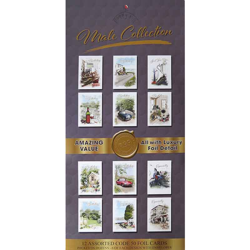 MALE COLLECTION POPPY HILL FLATBOX 144S
