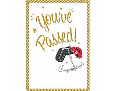 C50 DRIVING TEST CONGRATULATIONS GENERIC PZAZZLE 6S